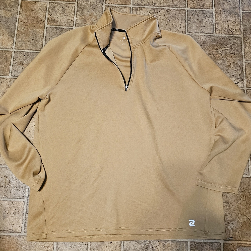Men's Sz L Zelos Long sleeve polo shirt